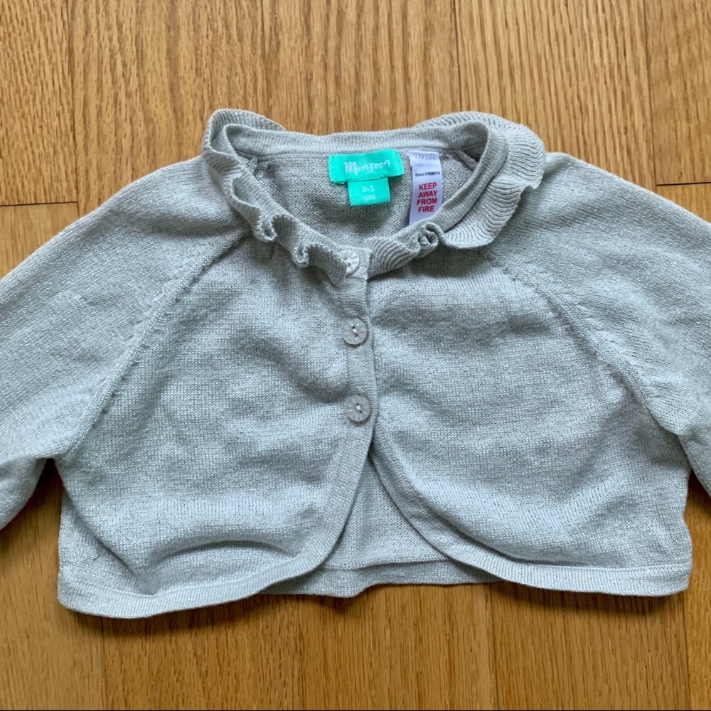 MONSOON sparkly cropped cardigan